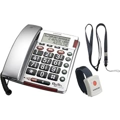 Audioline - Audioline BIGTEL 50 Alarm Plus - Telefon mit Schnur - Silber