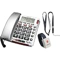 Audioline - Audioline BIGTEL 50 Alarm Plus - Telefon mit Schnur - Silber