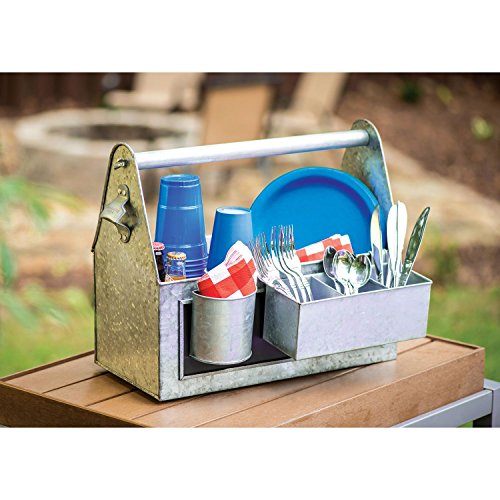 Review Galvanized Picnic Caddy