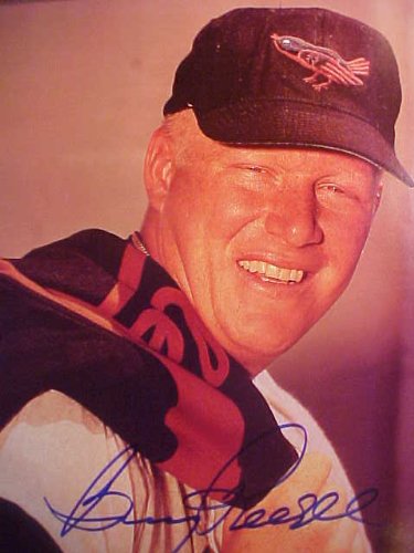 Boog Powell Baltimore Orioles Autographed Professionally Matted Color Photo With A Personally Obtained Autograph Directly From The Player