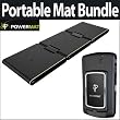 Powermat PMM-PT100 Portable, Foldable Charging Mat (Black) Bundle With Powermat Receiver Li-Ion Battery Door for Blackberry Curve 8300 Black