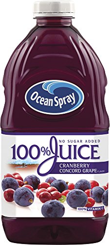 Ocean spray 100% juice cranberry concord grape, 60 ounc…