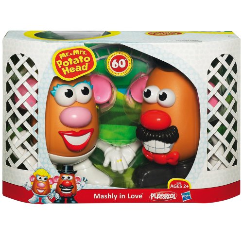 Playskool 60th Anniversary Edition Mr And Mrs Potato Head Mashly In Love Toy Picture