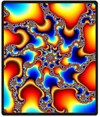 Good Quantity Color Swirls Blanket 50" x 60" Fleece Blanket (Small)