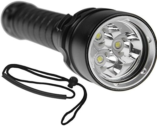 ISWEES Powerful 100M Waterproof 6000 LM CREE XM-L T6 LED Underwater Diving Flashlight