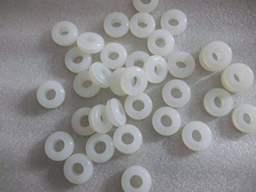 1 dozen BPA free food safe re-usable silicone mason jar lid grommets for fermenting lids. Fits 9/16" hole in plastic lid. Has 3/8" hole for airlock