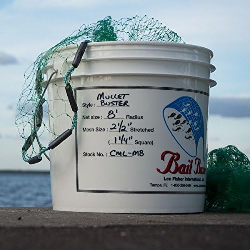 Mullet Cast Nets 1-1/4" Sq. Mesh