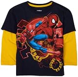 Spiderman Boys 4-7 Spiderm 2-Fer Tee