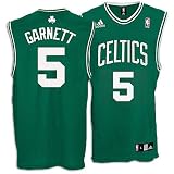 Kevin Garnett Youth Jersey: adidas Green Replica #5 Boston Celtics Jersey - Medium (10-12)