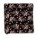Brisco PFB927 50 x 60 Inch Breast Cancer Awareness Soft Polar Fleece Blanket - Black with Pink Ribbons