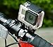 Coolaispo 9 in 1 Accessories Kit for GoPro Hero 4 GoPro Hero 3+ Hero 3 Camera:Aluminum Clamp Mount (Black & Silver Clip)+ Insurance Tether+Protective Frame+Chest Harness+Bike Mount+3-Way Arm etc.