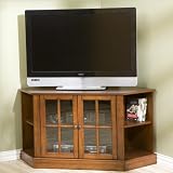 Southern Enterprises MS9872 Thomas Corner Media TV Stand, Walnut