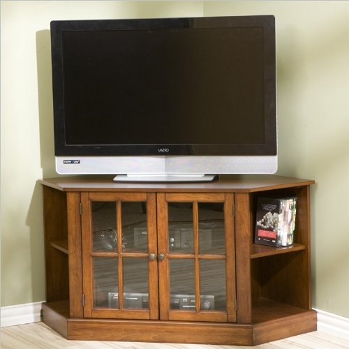 Southern Enterprises MS9872 Thomas Corner Media TV Stand, Walnut