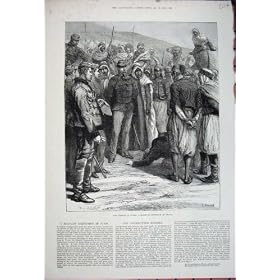 1881 French Tunis Military Sentence Death War Soldiers