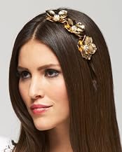 Cast Metal Flower Headband