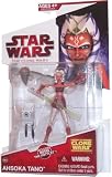 Star Wars The Clone Wars Series 3-1/2 Inch Tall Action Figure - Ahsoka Tano with Green Lightsaber, Rotta the Huttlet and the Carrier