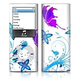 Flutter Design Protective Decal Skin Sticker for Apple iPod nano 4G (4th Generation) Player