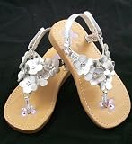 Laura Ashley Toddler Girl's Thong Sandals Silver