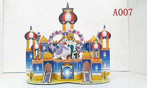 Three lines Children 3D DIY Jigsaw Puzzle Paper Model Kids Toy Gift 3-Groups