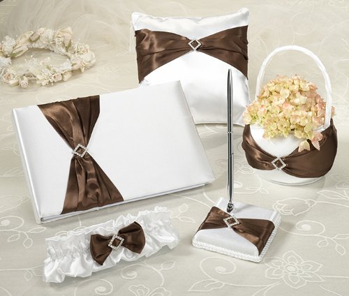 Brown Sash Wedding Set