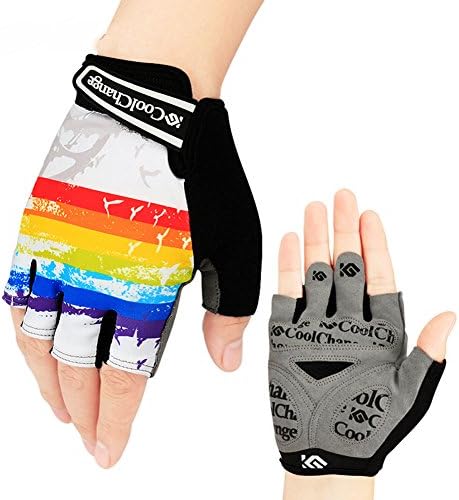 Eforcrazy Cycling Gloves Bicycle Gel Half Finger Gloves Anti-slip Finger Gloves For Mountain Bike Road Bike