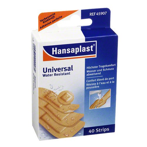 HANSAPLAST Universal Strips waterres.5 GrÃ¶ÃŸ. 40 St Pflaster