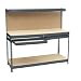 Edsal MRWB-6 Heavy Duty 16 Gauge Steel Workbench, 72" Width x 60" Height x 24" Depth