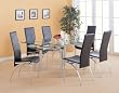 5 Piece Pearl silver Dining Set By Coaster Furniture