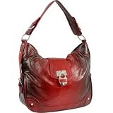 Two Tone Leather look like Hobo Shoulder Bag