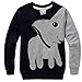 DD-CM Little Boys' Elephant Print Sport Long Sleeve Pullover Sweatshirt Tops