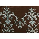 11 PC. ELEGANT EXQUISITE COMFORTER SET W  HEAVY EMBROIDEREDY AND MATCHING PILLOWS , QUEEN,... by Victorian Collections