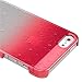 eForCity Clear Red Waterdrop Raindrop Hard Case Compatible with Apple? iPhone? 5