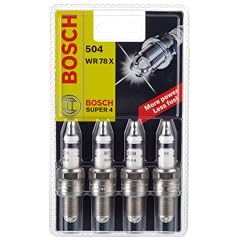 Bosch 0242232804 Z�ndkerze Super 4 WR78X - KSN 504  - 4er Set