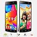 inDigi® New! Ultra-Slim 3G Smartphone Phablet 5.5-inches Capacitive Touch Screen Android 4.4 Google Play Store Dual-Sim Dual-Standby Dual-Cameras (Black)