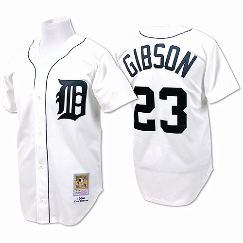 Detroit Tigers Authentic 1984 Kirk Gibson Home Jersey By Mitchell & Ness 36