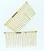 Wire Gold Hair Comb Bridal/veil/crafts 3in