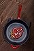 Enameled Cast Iron Fry Pan, Metallic Red (10 inch) - Utopia Kitchen