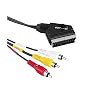 Hama 3 Phono to SCART Switchable cable, 1.5m