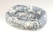 Bowser Donut Bed-Blue Toile - Extra Large