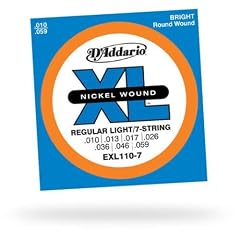 Daddario EXL110-7 E-Gitarren Saiten 7-Saiter 010-056