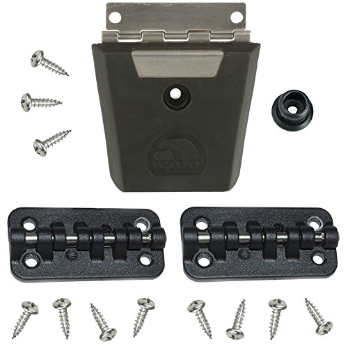 Igloo Cooler Replacement Hybrid Stainless/Plastic Latch & Hinge Set
