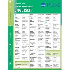 Fachwortschatz auf einen Blick. Deutsch - Englisch. Recht. RSR 2006