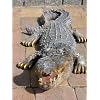 Krokodil aus Polystone riesige 46 cm gro� Der Hammer