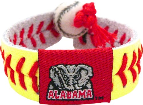 NCAA Alabama Crimson Tide A Logo Classic Softball Bracelet at Amazon.com