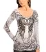 G by GUESS Attica Sublimation Tie-Back Top