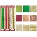 Foil Holiday Giftwrap Assortment - Red/ Green/ Gold (9 Rolls)