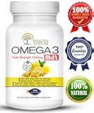 HEALTH NURTURE FISH OIL OMEGA-3 **Maximum Strength 1500mg (800 EPA/600 Dha) ** ORDER NOW AND SAVE 50% OFF! ** Pharmaceutical grade Fish Oil**