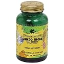 Solgar - Ginkgo Biloba Leaf Extract, 60 veggie caps