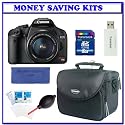 Canon EOS Rebel T1i 15.1 MP CMOS Digital SLR Camera w/ EF-S 18-55mm f/3.5-5.6 IS Lens + Willoughbys 8GB SDHC Basic Bundle Package