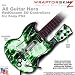 Radioactive Green Skin by WraptorSkinz TM fits All Sony PS2 Guitar Hero SG Guitar Controllers (GUITAR NOT INCLUDED)